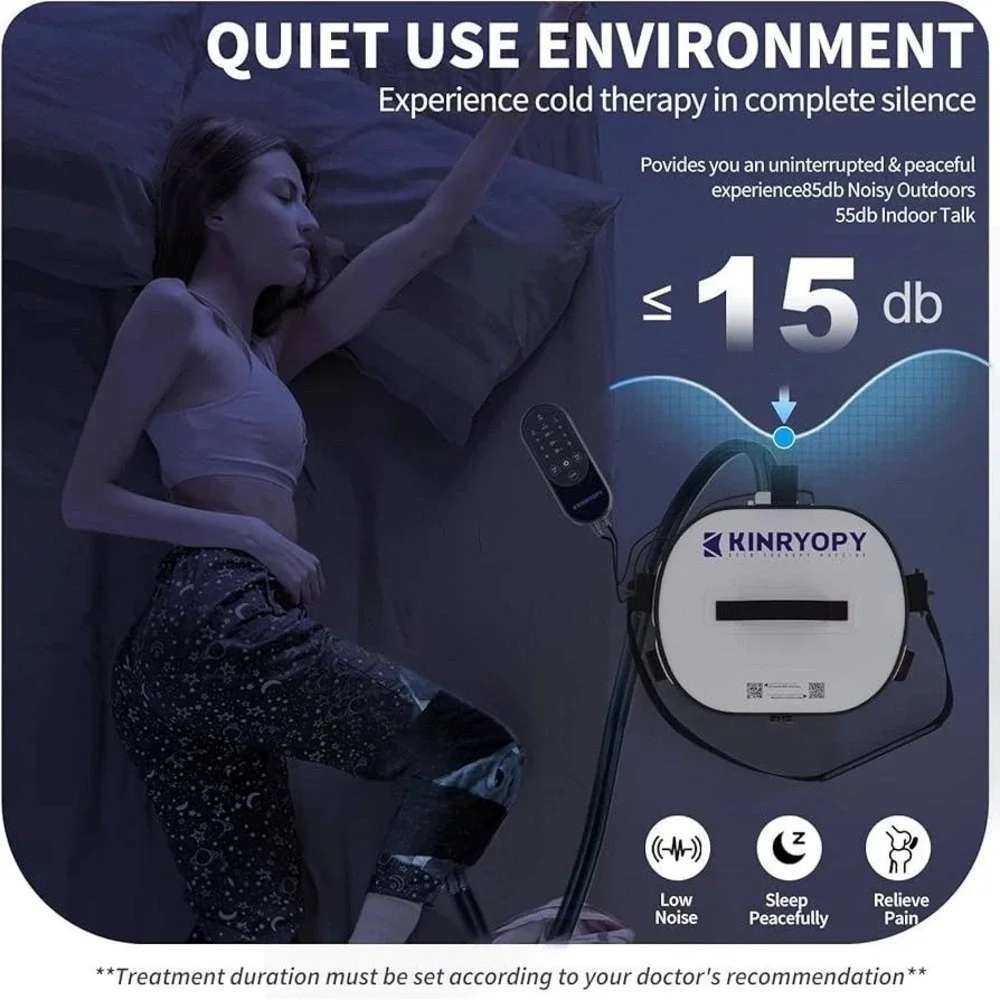 Kinryopy Cold Therapy Machine for Shoulder Programmable Timer Portab Ice Machine